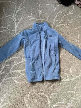 Columbia Sky Blue Full-Zip Fleece Jacket